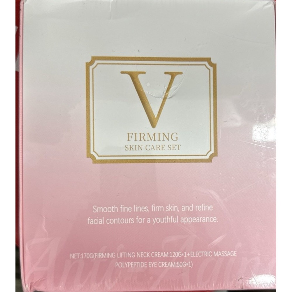 V Firming Skin Care Set smooth fine lines,firm skin for face & neck cream includ